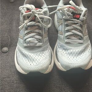 New Balance Gray Kids Running Shoes 5.5